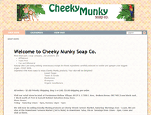 Tablet Screenshot of cheekymunky.biz